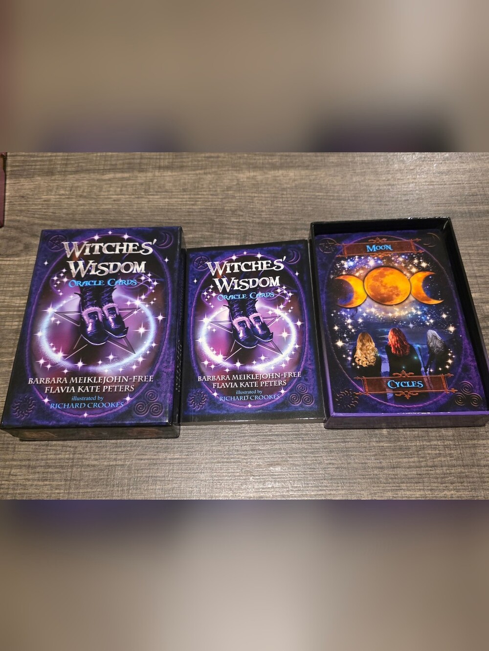 Witches' Wisdom Oracle Cards - 48 Cards With Guidebook. Used 1 Time